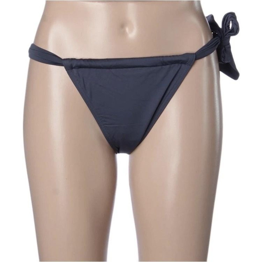Victoria's Secret Womens Gray Side Tie Low Rise Bikini Swim Bottom XS